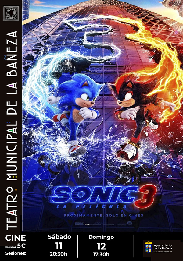 tmlb cine sonic3 tcktTeatro Municipal La Bañeza